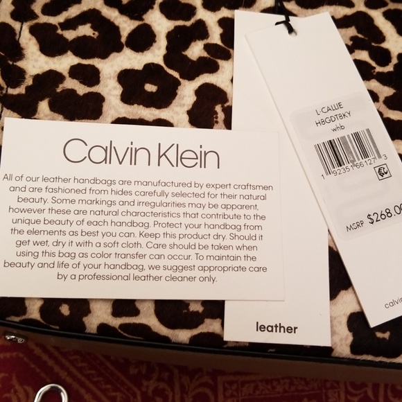 🆕️Calvin Klein leopard print satchel - Picture 4 of 8